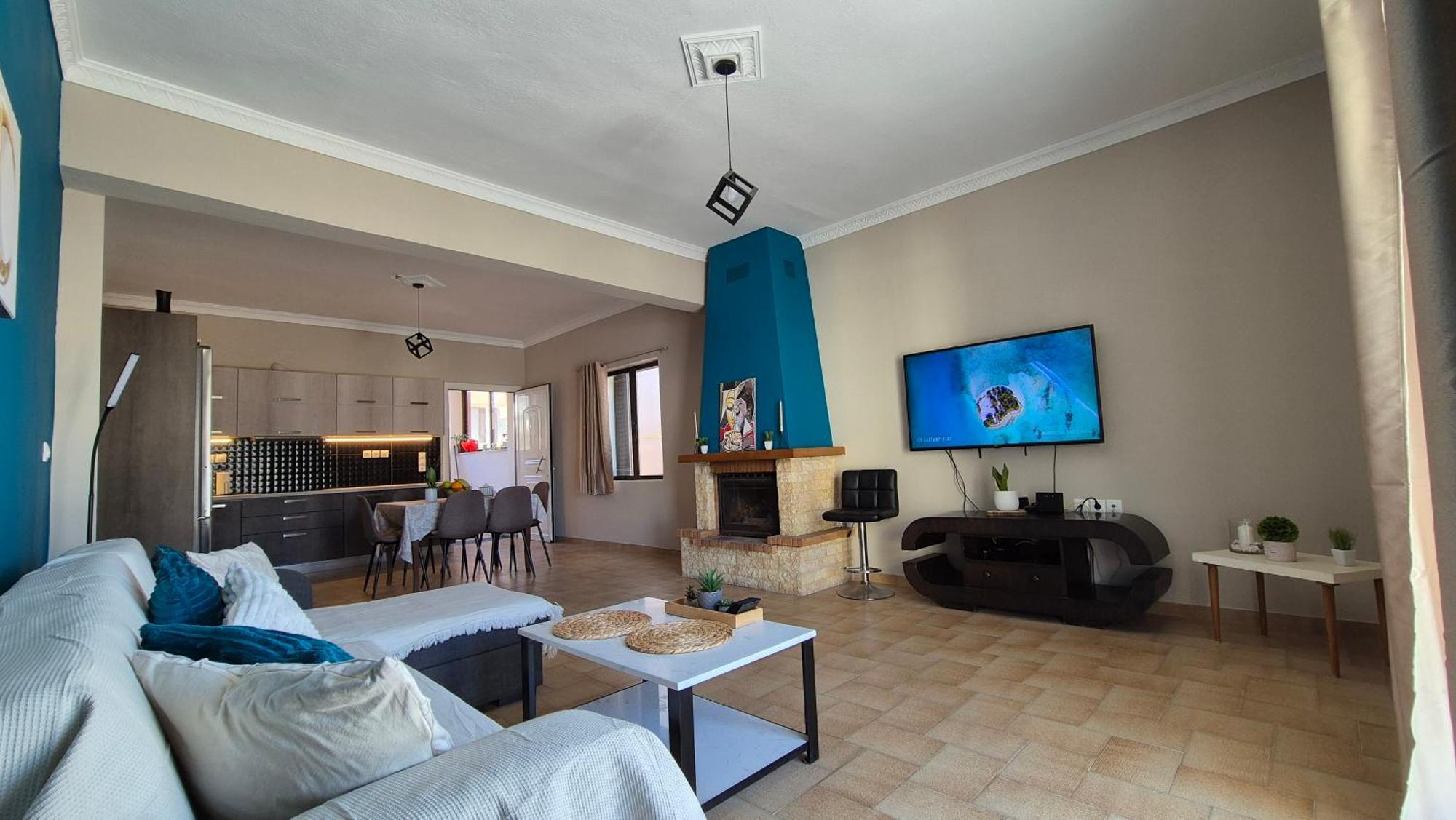 Modern Central Αpt 500M From The Beach. Hanya Dış mekan fotoğraf